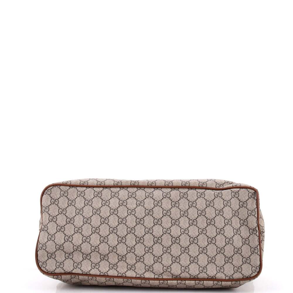Gucci Convertible Soft Tote Gg Coated #269625G12B - Picture 4 of 9
